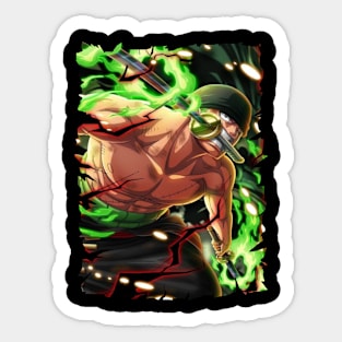 ZORO SAMURAI ANIME Sticker